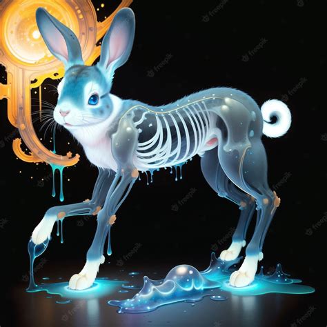 Premium Ai Image Ectoplasm Rabbit