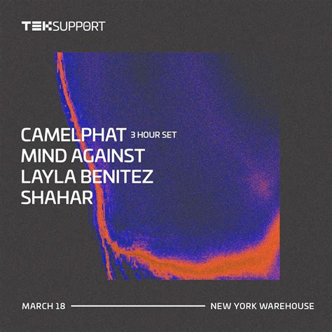 Teksupport CamelPhat Mind Against SOLD OUT At Duggal Greenhouse