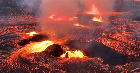 El volcán Kilauea entró en erupción mira las impresionantes imágenes