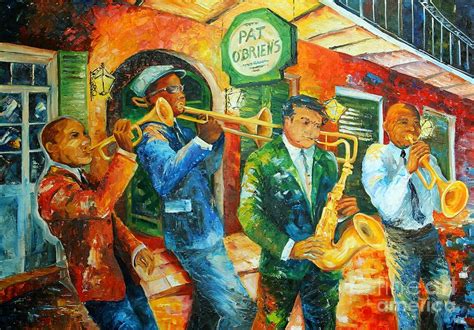 Jazz Jam in New Orleans Painting by Diane Millsap