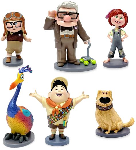 Disney Pixar Up Up Exclusive 6 Piece Pvc Figure Play Set