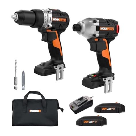 Worx Wx L Nitro V Cordless Impact Driver Drill Driver Amazon