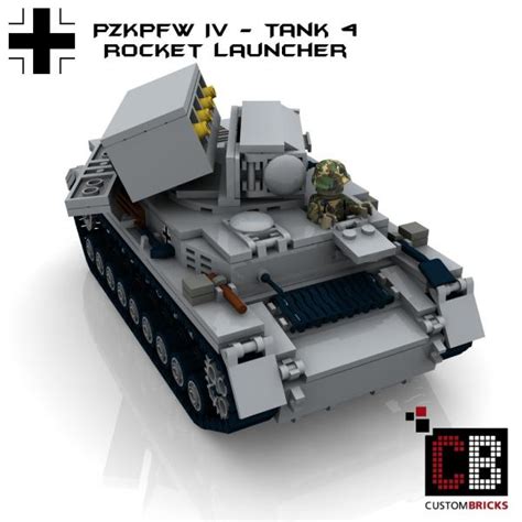 Custombricks De Custom Ww Wwii Panzer Pzkpfw Iv Raketen Raketenpanzer