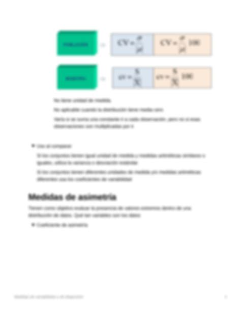 Solution Medidas De Variabilidad O De Dispersi N Studypool