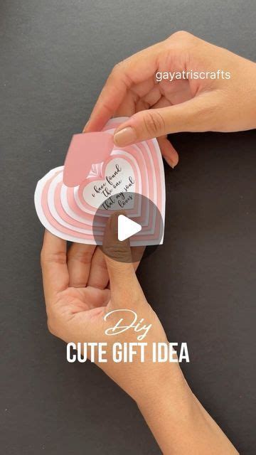 Gayatri Chouhan On Instagram Diy Heart Piramind Card Carfts