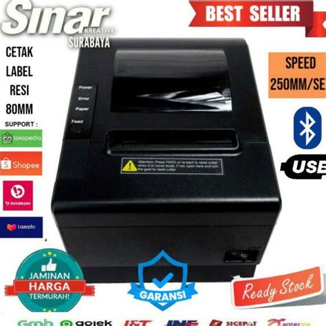 Jual Printer Bluetooth Label Thermal Cetak Resi Dan Ppob Mm Ult Bt