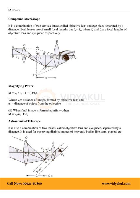 Class 12th Physics Ray Optics And Optical Instruments Ncert Notes Cbse 2023