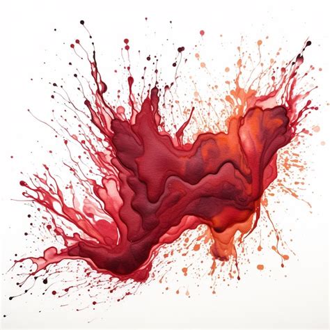 Premium Ai Image Abstract Drip With Splats Of Colorful Splat