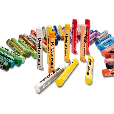 Giz De Cera Pastel Oleoso Cores Phn Pentel Cx Un