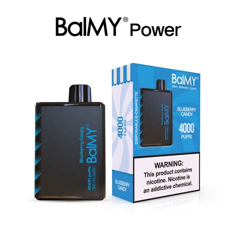 2023 Newest Rechargeable Disposable Vape Pod Kit Balmy Power 10 4000