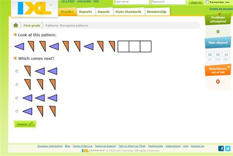 Activity 11: Math Online Games- Patterns - First Grade Math Work Stations