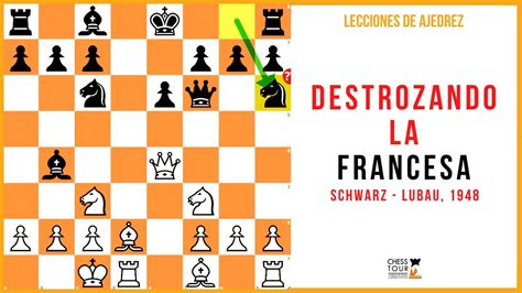 Lecci N De Ajedrez Destrozando La Francesa Schwarz Labau