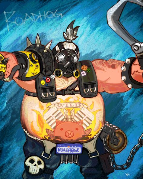 Artstation Roadhog Overwatch Fanart