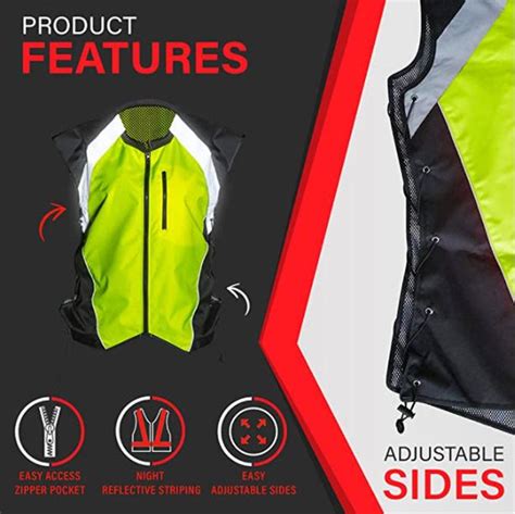 Motorcycle Hi Viz Vest Yellow