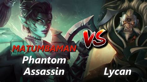 How To Phantom Assassin Offlane Vs Lycan Grimstroke Feat MATUMBAMAN