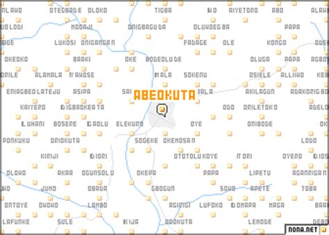 Abeokuta (Nigeria) map - nona.net