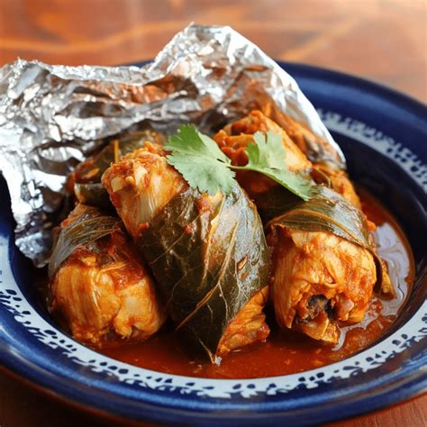 receta de mixiotes de pollo chef goya