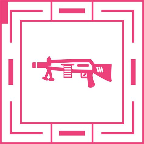 Machine Gun Vector Icon 23084848 Vector Art at Vecteezy