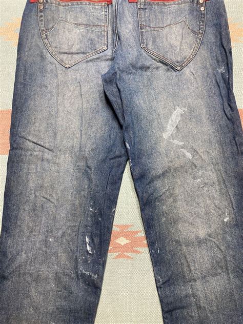 Vintage Y2k Baggy Jeans Cybergoth Wide Leg Pipes Skat Gem