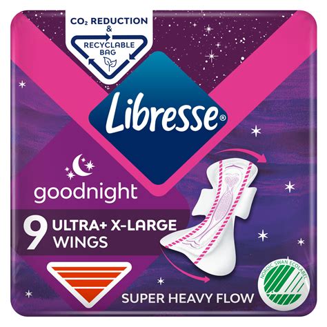 Libresse Ultra Night Extra Wing 9 kpl yöside | Karkkainen.com verkkokauppa