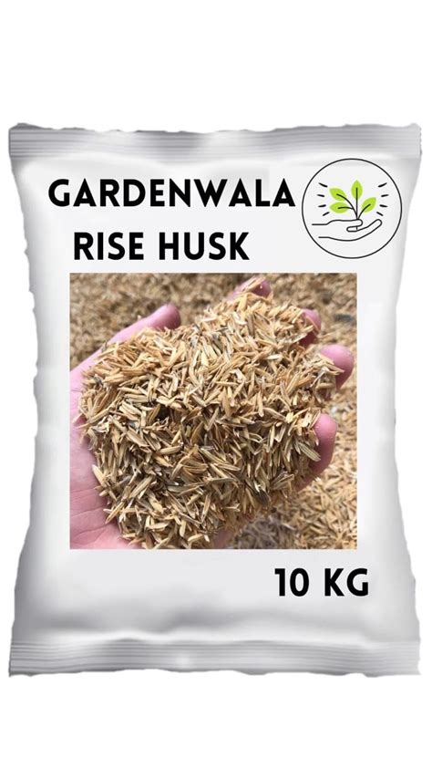 Rice Hulls Soil Mix For Plants Kg Natural Rice Husk Hulls Pure