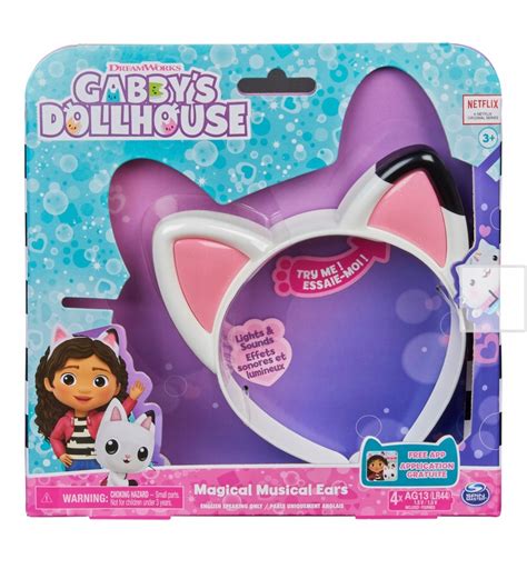 Gabbys Dollhouse Koci Domek Gabi Opaska Uszy Graj