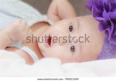 Little Girl Foreigner Baby Lying On Stock Photo 780815284 Shutterstock