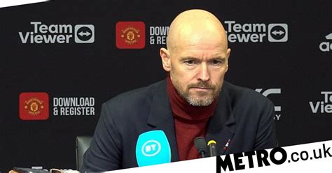 Watch Man United 2 1 Man City Erik Ten Hag Post Match Press Conference Metro Video