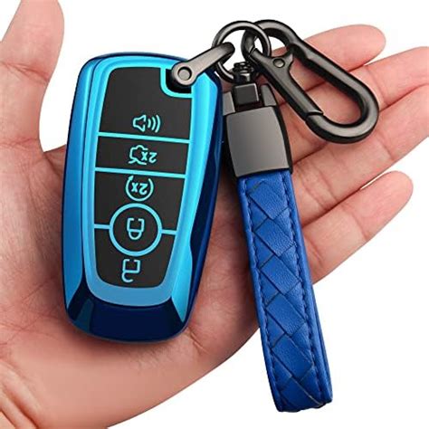 Amazon Sindeda For Ford Key Fob Cover With Keychain Premium Soft