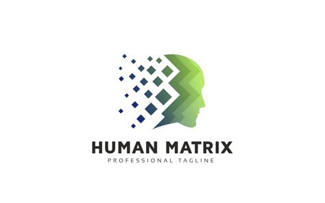 Human Matrix Logo Template 183531 Templatemonster