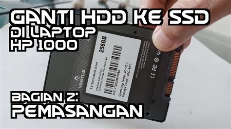 Cara Memasang Ssd Di Laptop Dengan Hdd Caddy Pada Laptop Hp