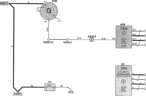 Volvo V70 2002 Wiring Diagrams Charging System Carknowledge Info