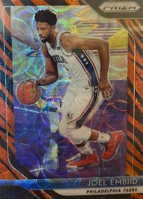 Joel Embiid Prizm Choice Tiger Stripe Ssp Price Guide