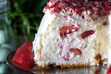 Strawberry Filled Angel Food Cake Recipe T This Grandma Is Fun