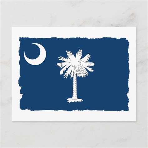 South Carolina State Flag Postcard Zazzle