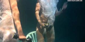 Siskina And Polcharova Strip Nude Underwater Tnaflix