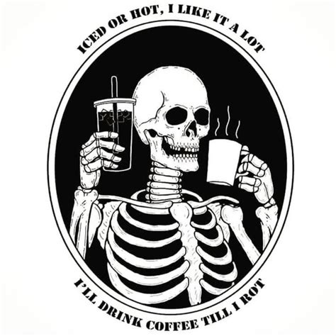 Skeleton Drinking Coffee Svg - A Unique And Stylish Way To Enjoy Your Morning Cup ...