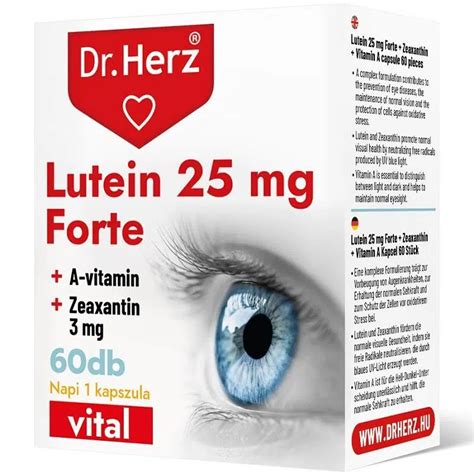 Dr Herz Lutein Mg Kapszula Db Biobolt Eu Web Ruh Z