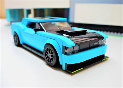 Lego Moc Dodge Challenger Srt Demon By Mcgwerks Rebrickable Build