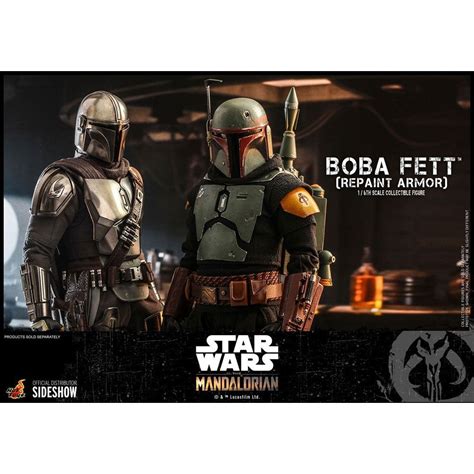 Hot Toys Star Wars The Mandalorian Boba Fett Repaint Armor Movie Masterpiece Figurine
