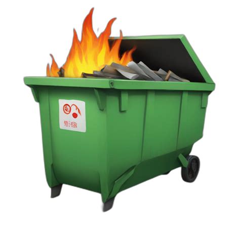 Dumpster Fire Ai Emoji Generator