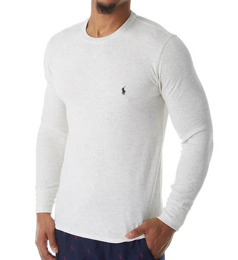 Big Man Waffle Long Sleeve Crew Shirt By Polo Ralph Lauren