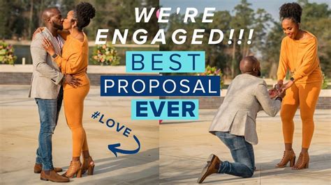 Were Engaged Emotional Marriage Proposal Best Surprise Proposal