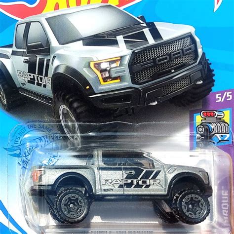 Jual Hotwheels Ford F Raptor Marun Silver Pickup Truck