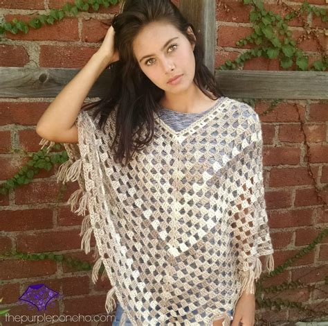 Boho Crochet Poncho FREE CROCHET PATTERN Craftorator