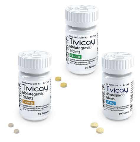 Tivicay Film Coated Tablets Dolutegravir Sen Pharma