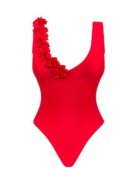 Monokini Dos Nu Rouge Charme S Duction