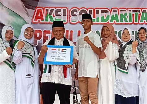 Man Kota Tegal Salurkan Donasi Rp Juta Untuk Palestina