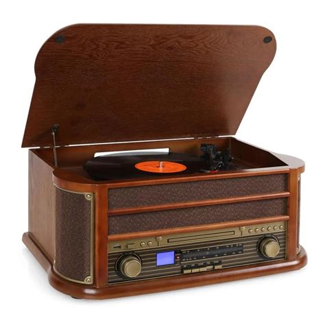 ᐉ Проигрыватель виниловый Auna Belle Epoque 1908 CD FM USB BT • Купить ...