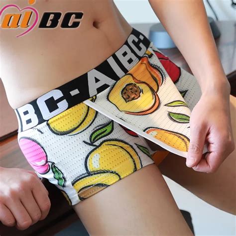 New Arrival Mesh Men Underwear Front Empty Boxers Breathable Fashion